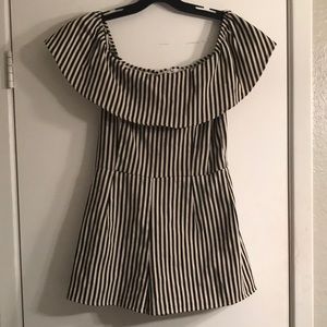 Sugar Lips Striped Romper